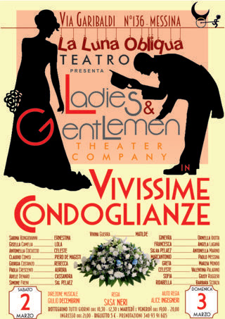 Messina, Luna Obliqua Teatro: il 2 e 3 marzo lo spettacolo “Vivissime condoglianze”, per ridere con intelligenza