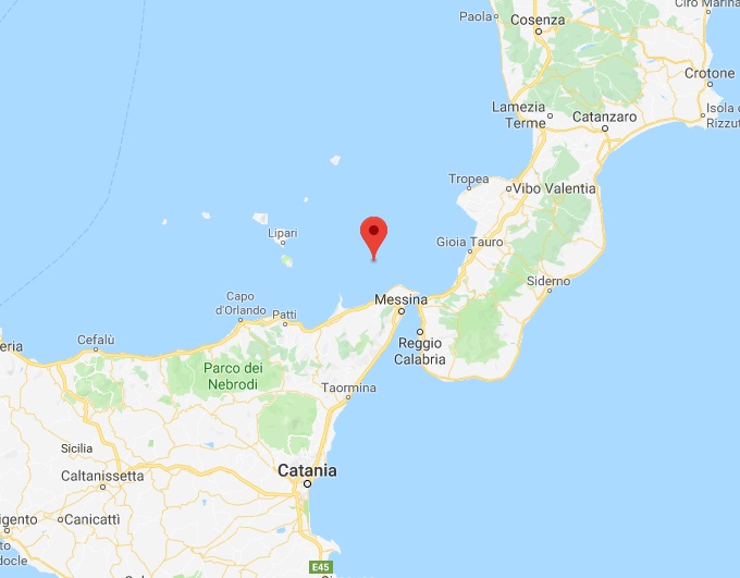 Scossa di terremoto in mare al largo di Villafranca Tirrena. I dati