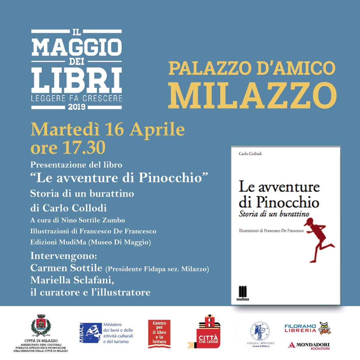 Milazzo, il 16 aprile si inaugura la quarta edizione del “Maggio dei Libri”