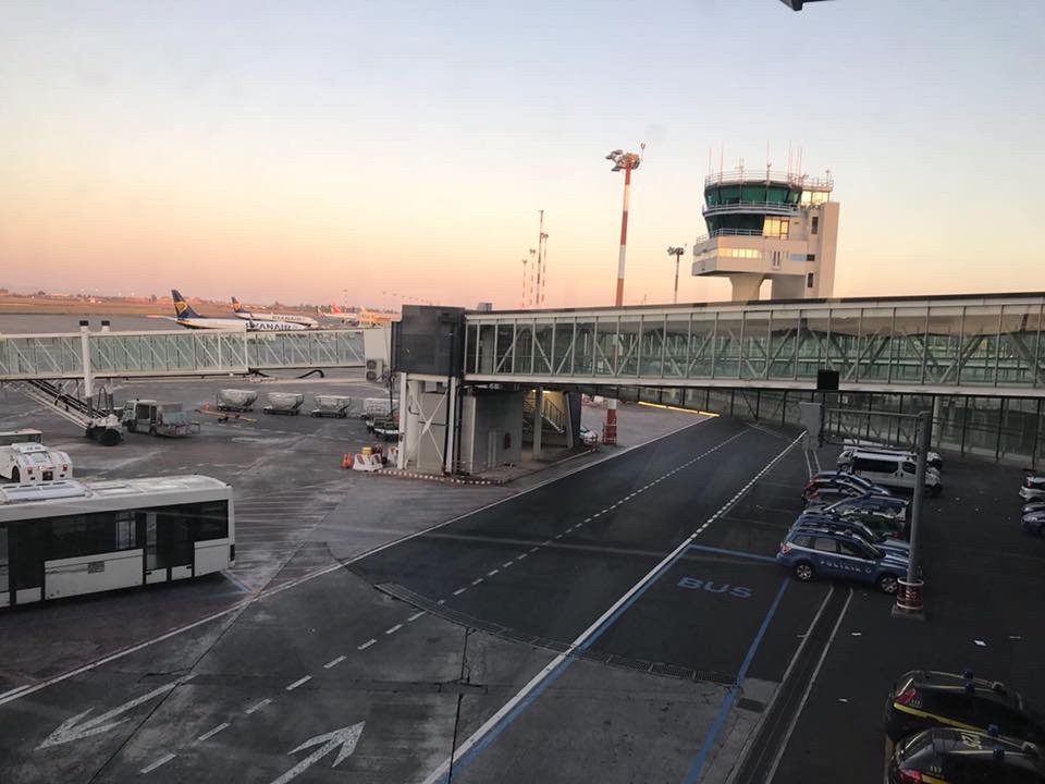Aeroporto di Catania, cessata l’emergenza: riaperto il settore dello spazio aereo