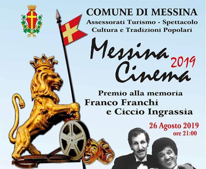 Premio Cinema Messina 2019, appuntamento il 26 agosto a Piazza Unione Europea