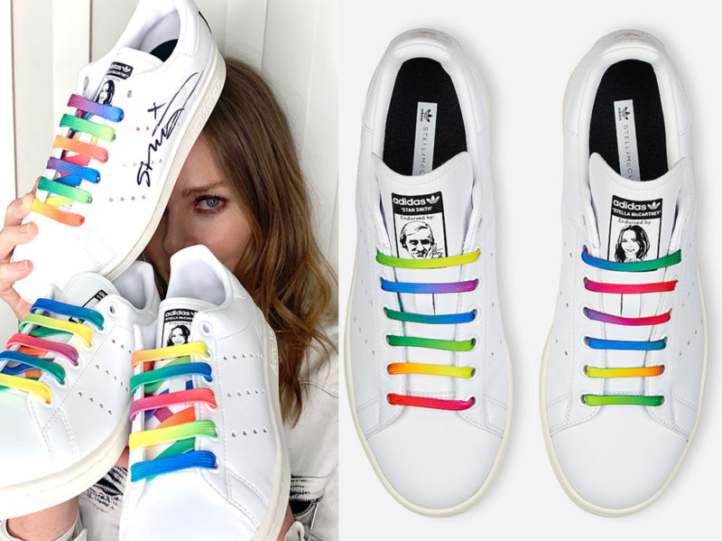 Stella McCartney per #Stansmith, arriva la sneaker arcobaleno