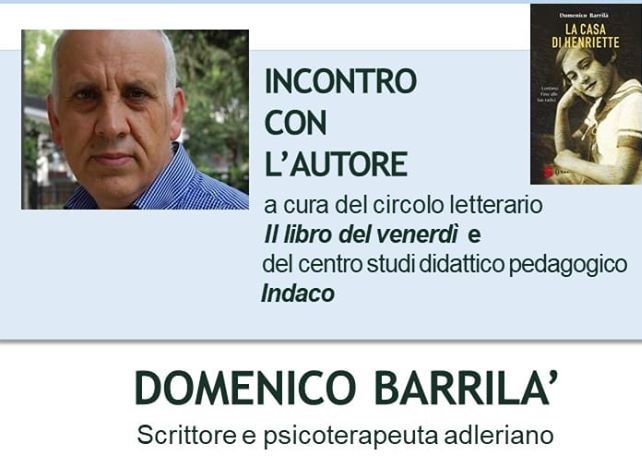 Incontro con l’autore: sabato 18 gennaio lo scrittore e psicoterapeuta Domenico Barrilà a Torregrotta