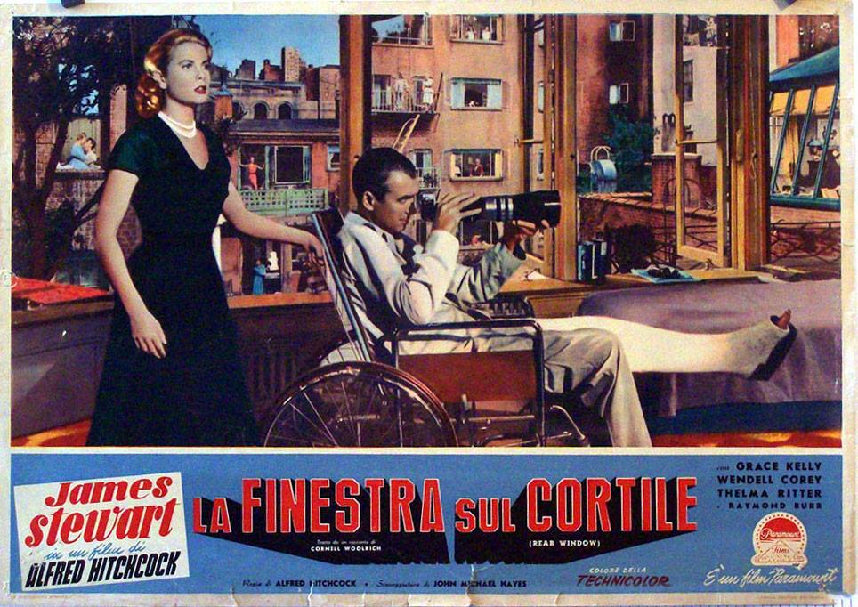 Si sta d’aprile in quarantena come James Stewart ne “La finestra sul cortile”