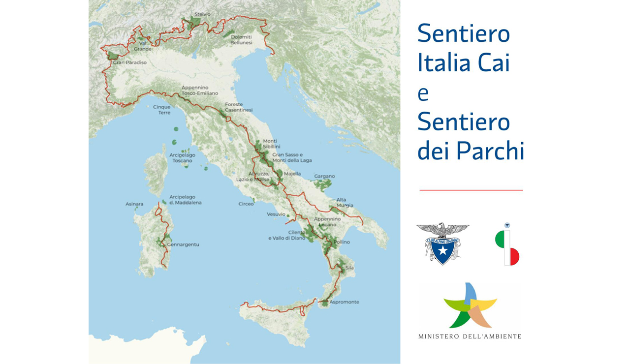 Ambiente: accordo tra ministero e Club alpino italiano. Nasce il “Sentiero dei Parchi”