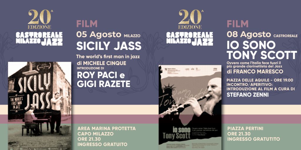 CastrorealeMilazzo Jazz Festival: è la volta delle proiezioni cinematografiche