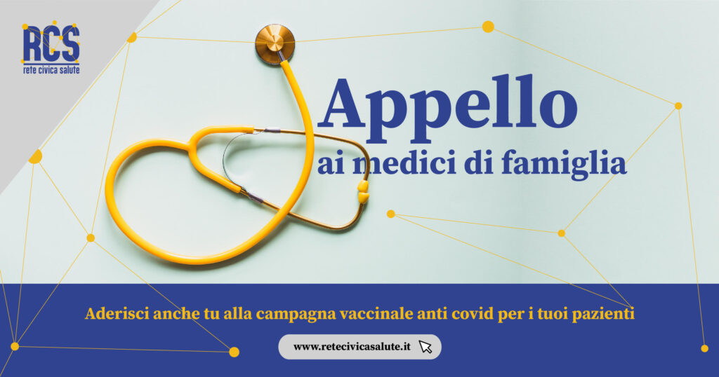 #mivacciniancheTu  #insiemepossiamo: la campagna della Rete Civica della Salute rivolta ai medici di famiglia