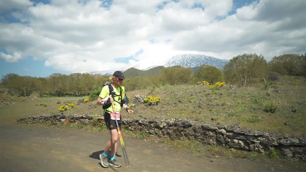 Sull’Etna gli atleti de la Cursa di Ciclopi